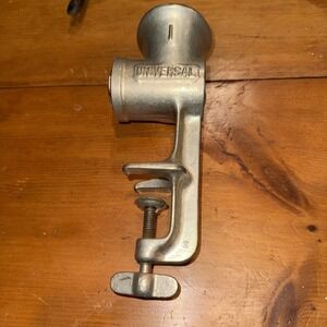 Vintage Universal No 2 Food Meat Grinder Body Hopper L.F.&C. Parts Only